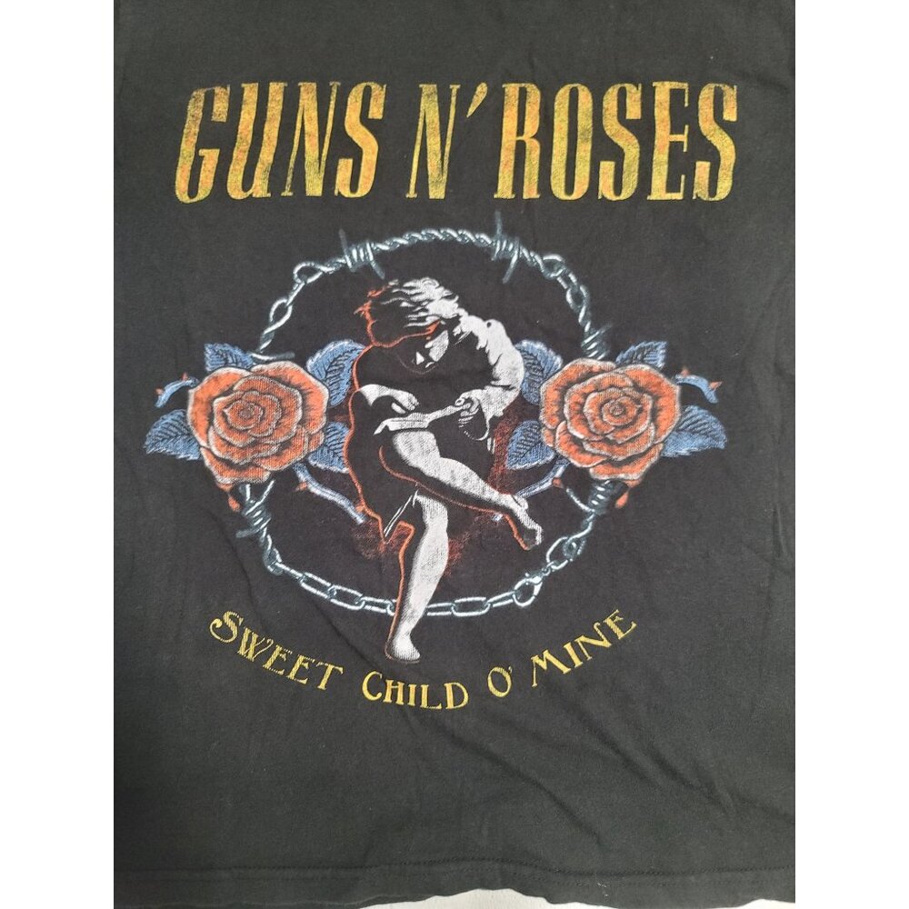 Guns N Roses "Sweet Child O Mine" Black T-Shirt Medium - 100% Cotton - Picture 2 of 5